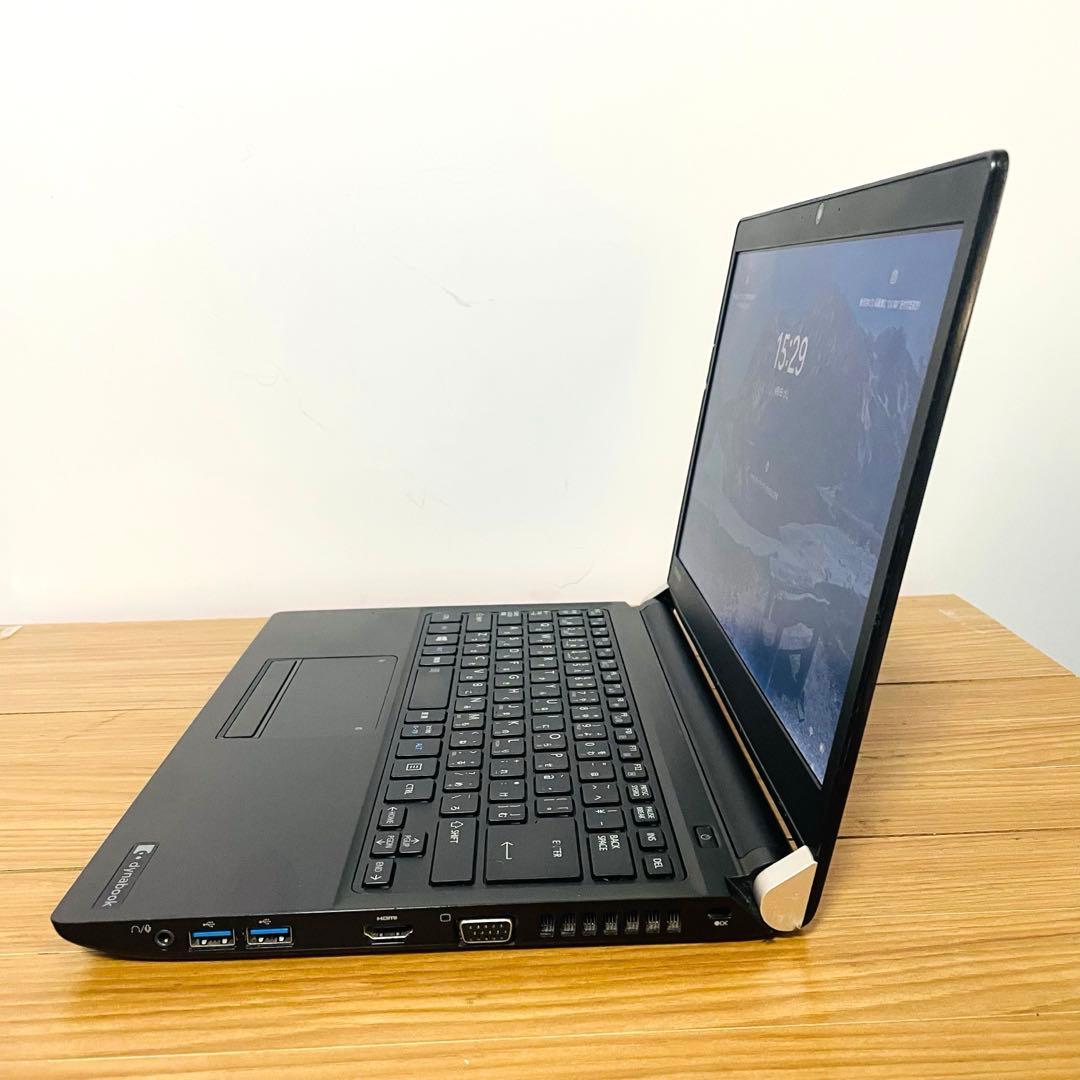 東芝ブラック8世代 SSDノートパソコンWindows11オフィス