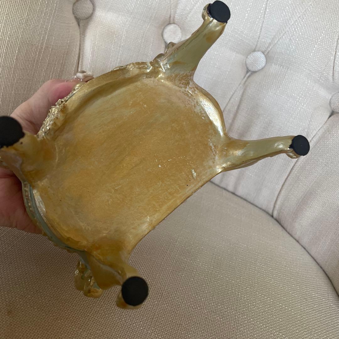 少し古いリボン柄小物アクセサリー入れ