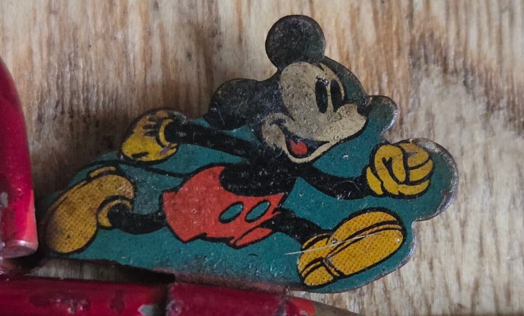 ディズニー　アンティーク ミッキーマウス　ミニ　はさみ
