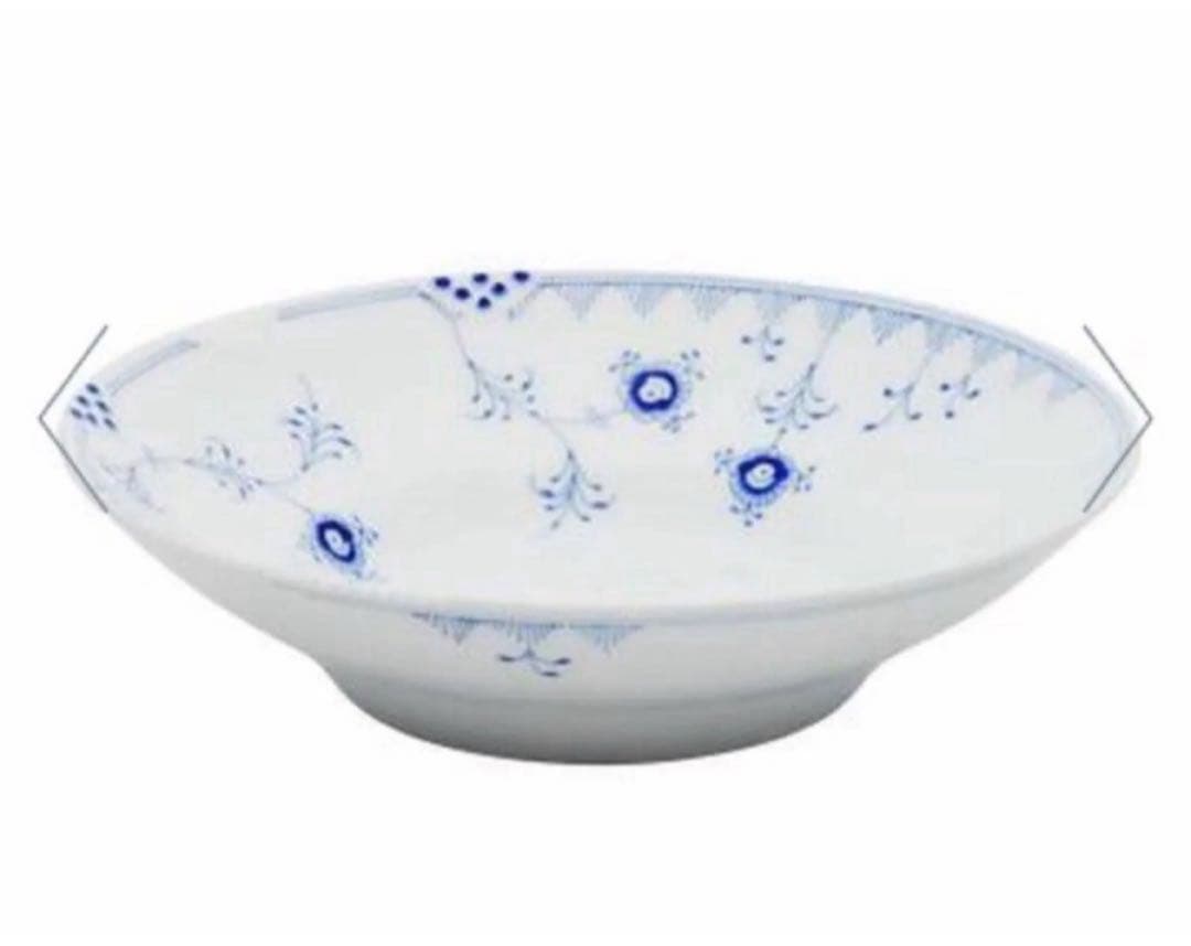 ロイヤルコペンハーゲンブルーエレメンツ ディープ プレート 花柄