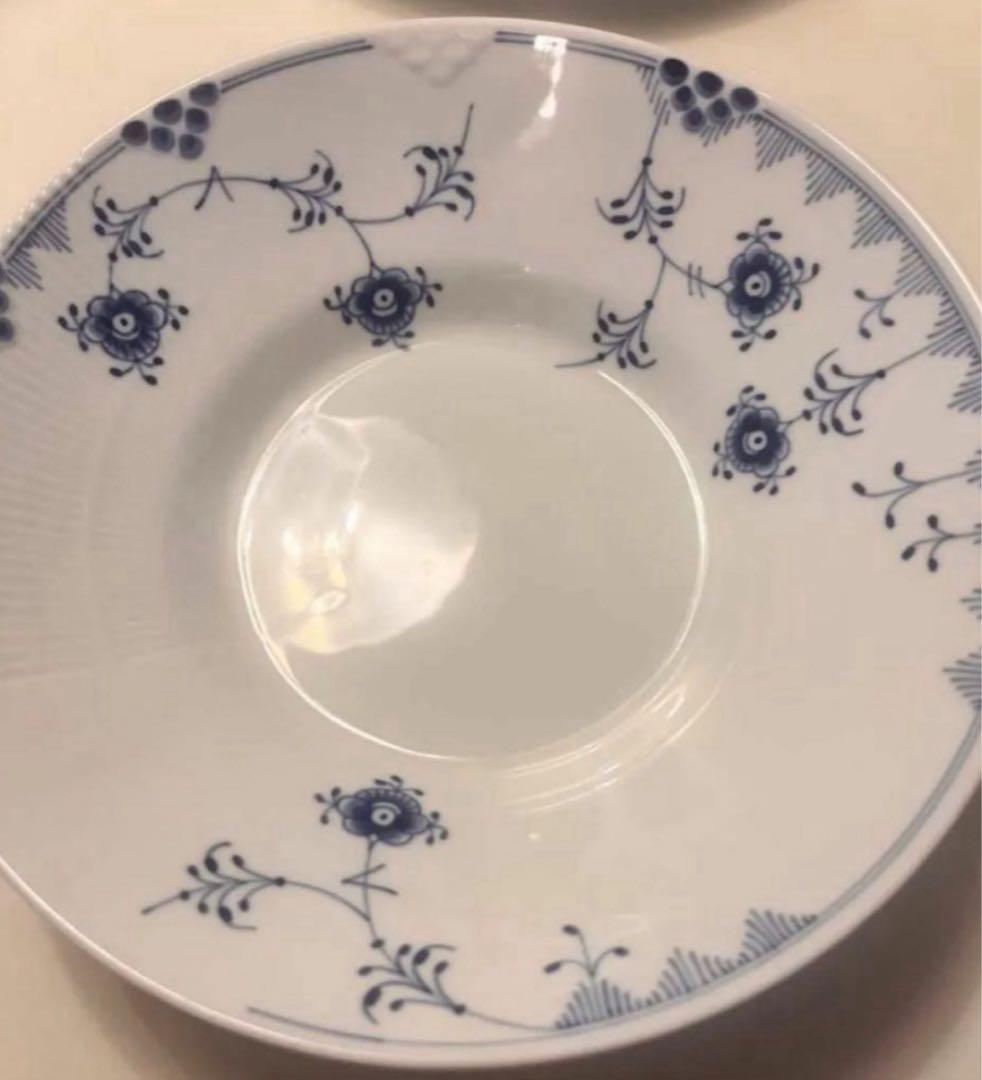 ロイヤルコペンハーゲンブルーエレメンツ ディープ プレート 花柄