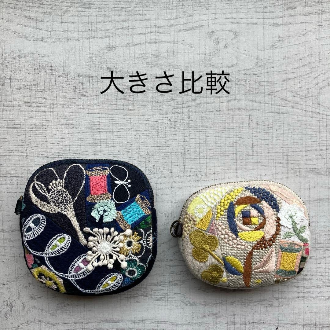 ハンドメイド　ミナペルホネン　ポーチ　少し大きめタイプ
