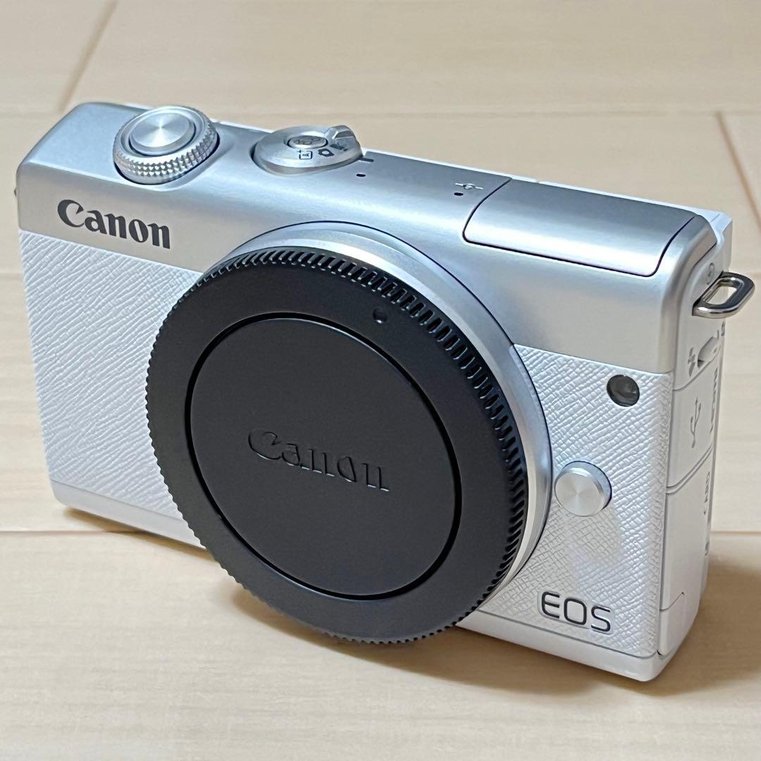 Canon ミラーレス一眼カメラ EOS M200 ダブルレンズキット ホワイト
