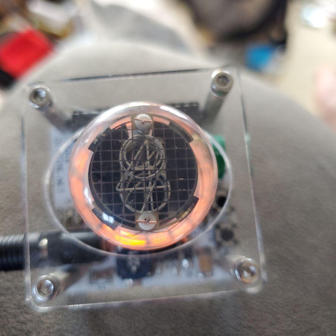 ニキシー管時計 クリアケース USB接続