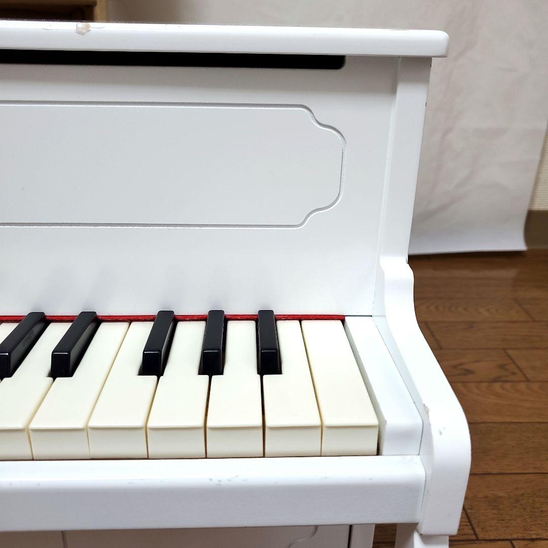 【箱・説明書付き】カワイ　アップライトピアノ　ミニピアノ　ホワイト