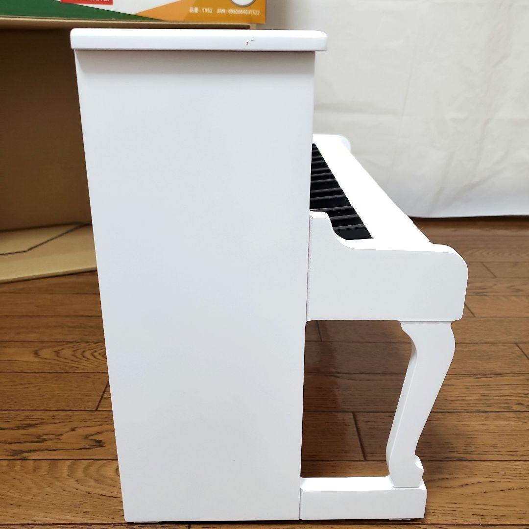 【箱・説明書付き】カワイ　アップライトピアノ　ミニピアノ　ホワイト