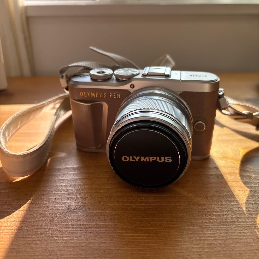 【お客】OLYMPUS PEN E-PL10 ブラウン レンズ2個セット