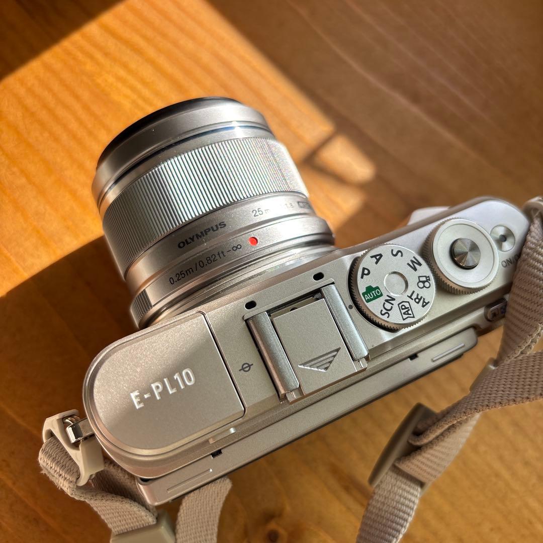 【お客】OLYMPUS PEN E-PL10 ブラウン レンズ2個セット