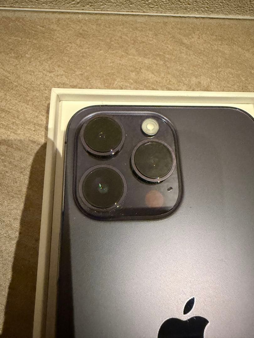 【美品】iPhone 14 Pro Max ディープパープル 256GB