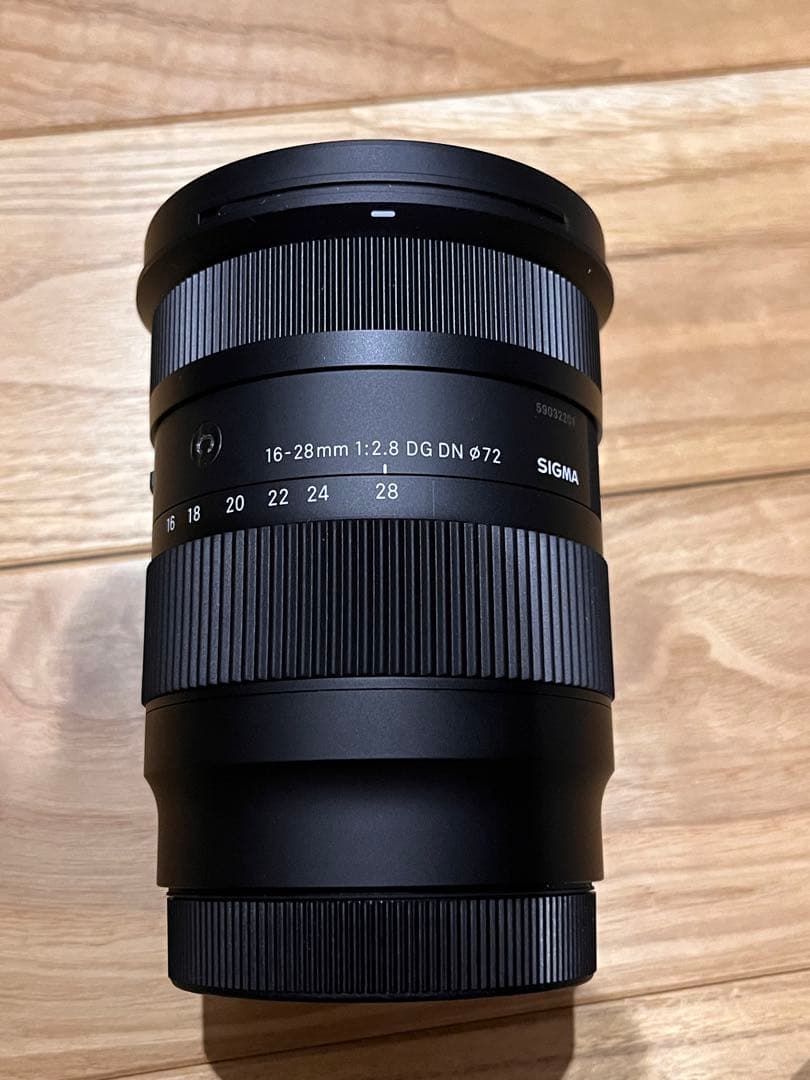 ケシー　保証書付 試写のみSIGMA 16-28mm F2.8 DG DN