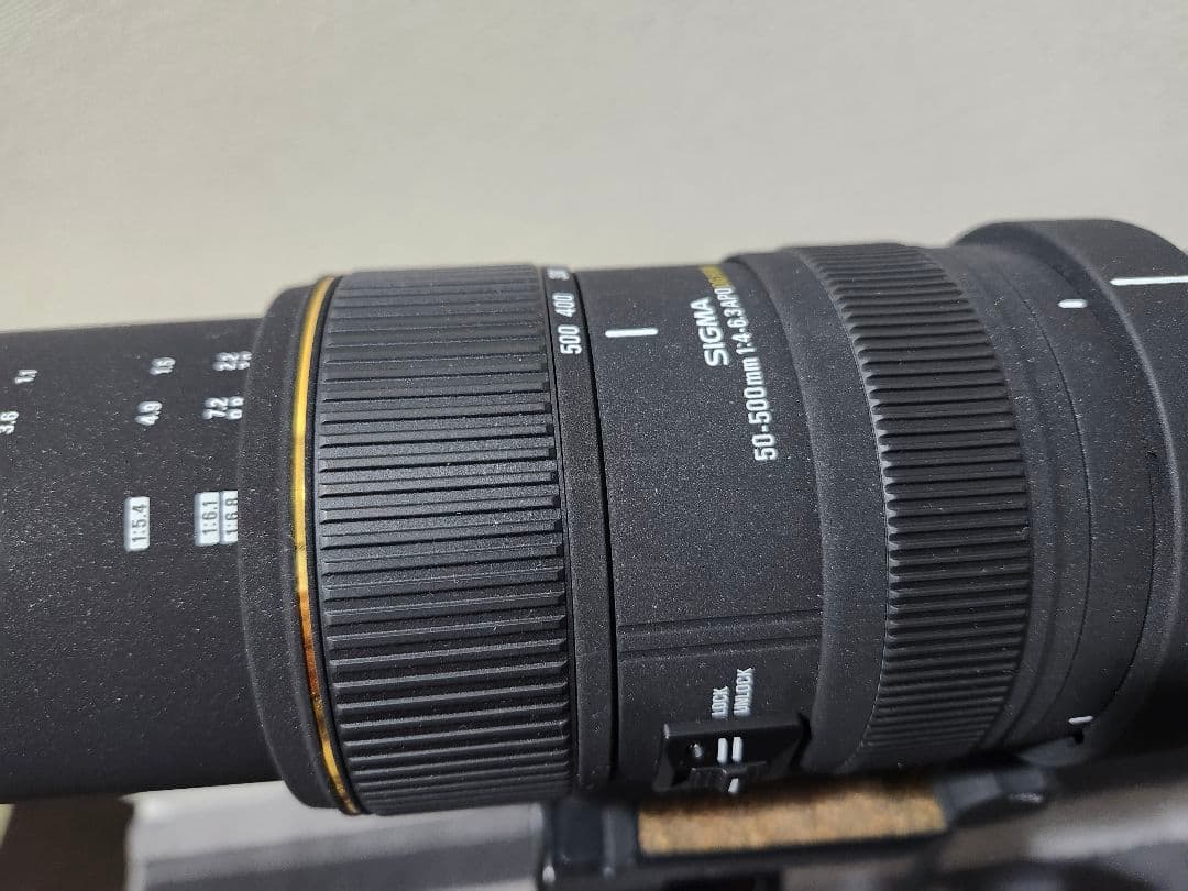 再値下げ　美品　SIGMA 50-500mm　AF不良
