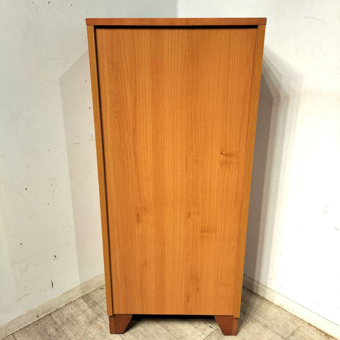 M♦スリム　 6段チェスト　 チェリーウッド調 　スリムタンス　 省スペース