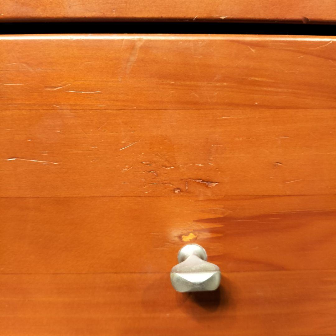 M♦スリム　 6段チェスト　 チェリーウッド調 　スリムタンス　 省スペース