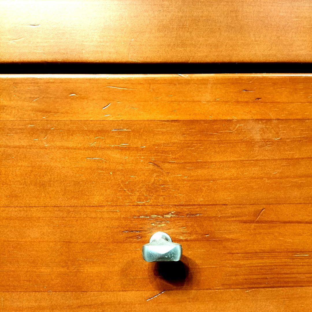 M♦スリム　 6段チェスト　 チェリーウッド調 　スリムタンス　 省スペース