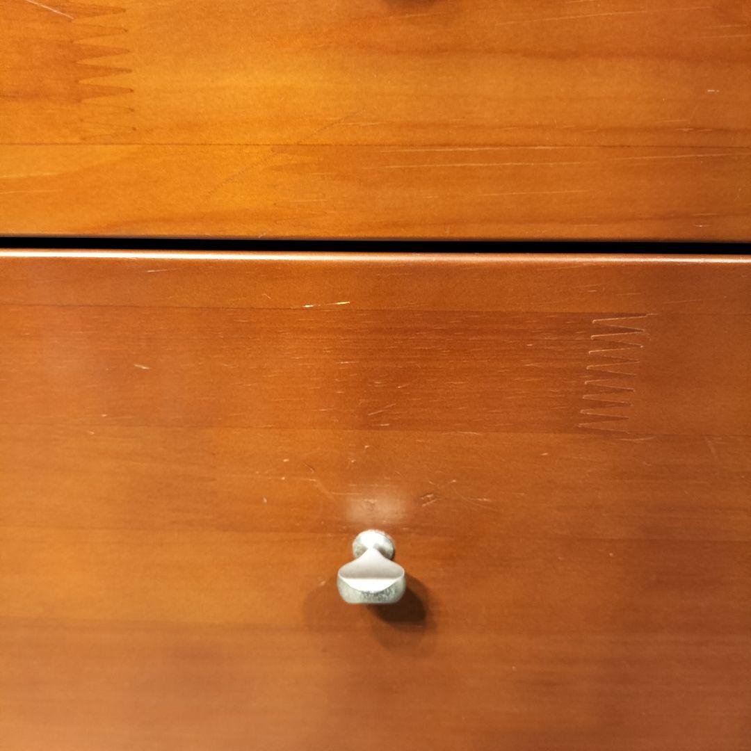 M♦スリム　 6段チェスト　 チェリーウッド調 　スリムタンス　 省スペース