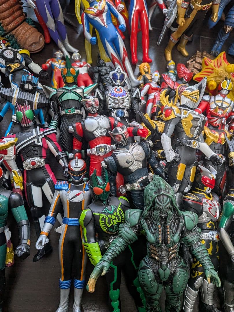 ウルトラマン・仮面ライダー フィギュアセット