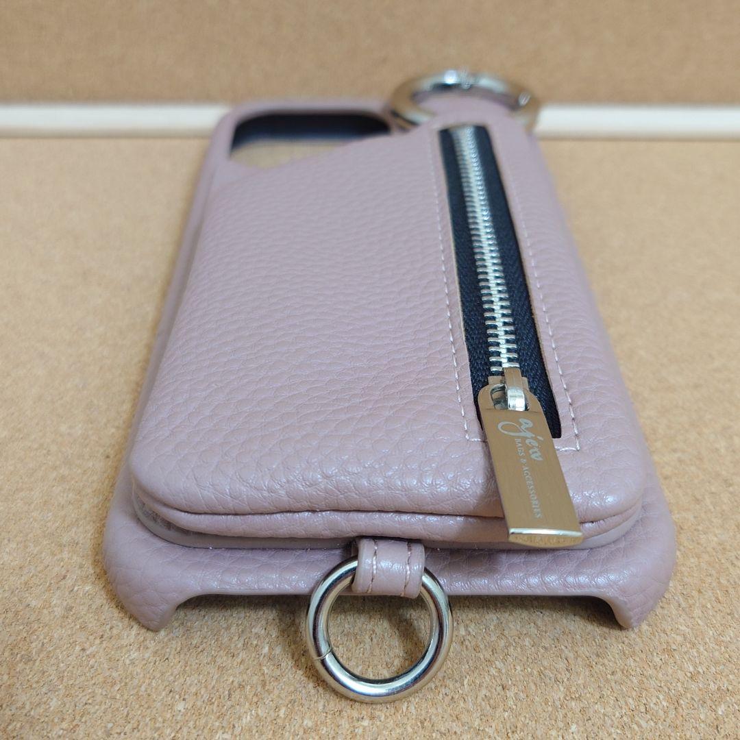 ajew　エジュー iPhone15ProMaxケース ピンクベージュ