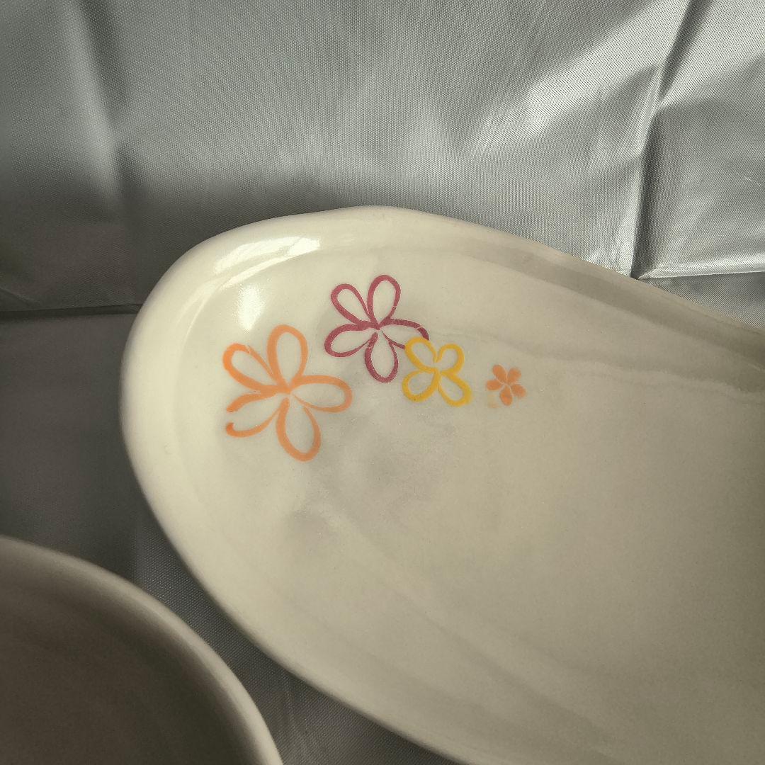 【計19枚】CENTURY センチュリー オーバル皿 無地16枚・花柄3枚 楕円