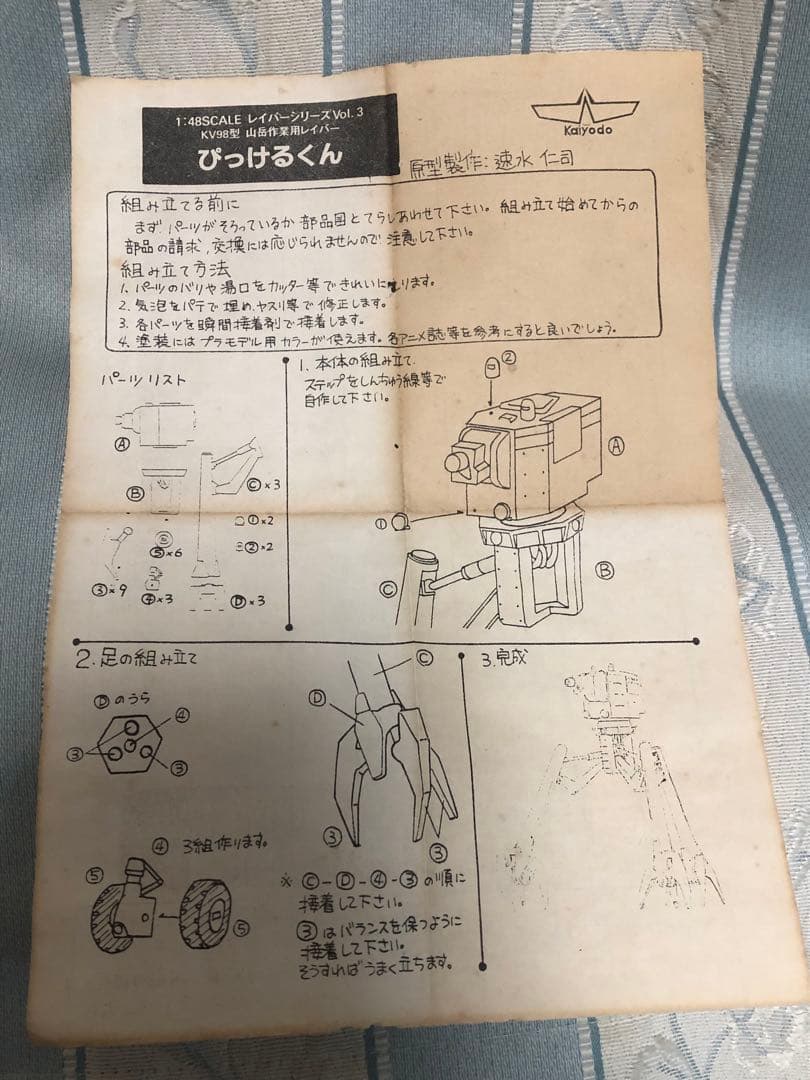 機動警察パトレイバー 海洋堂ガレージキット アルフォンス&ぴっけるくん2体セット