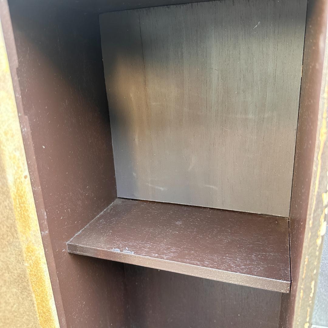 アメリカ購入 航海風 飾り棚 時計付き マリンインテリア ウォールシェルフ