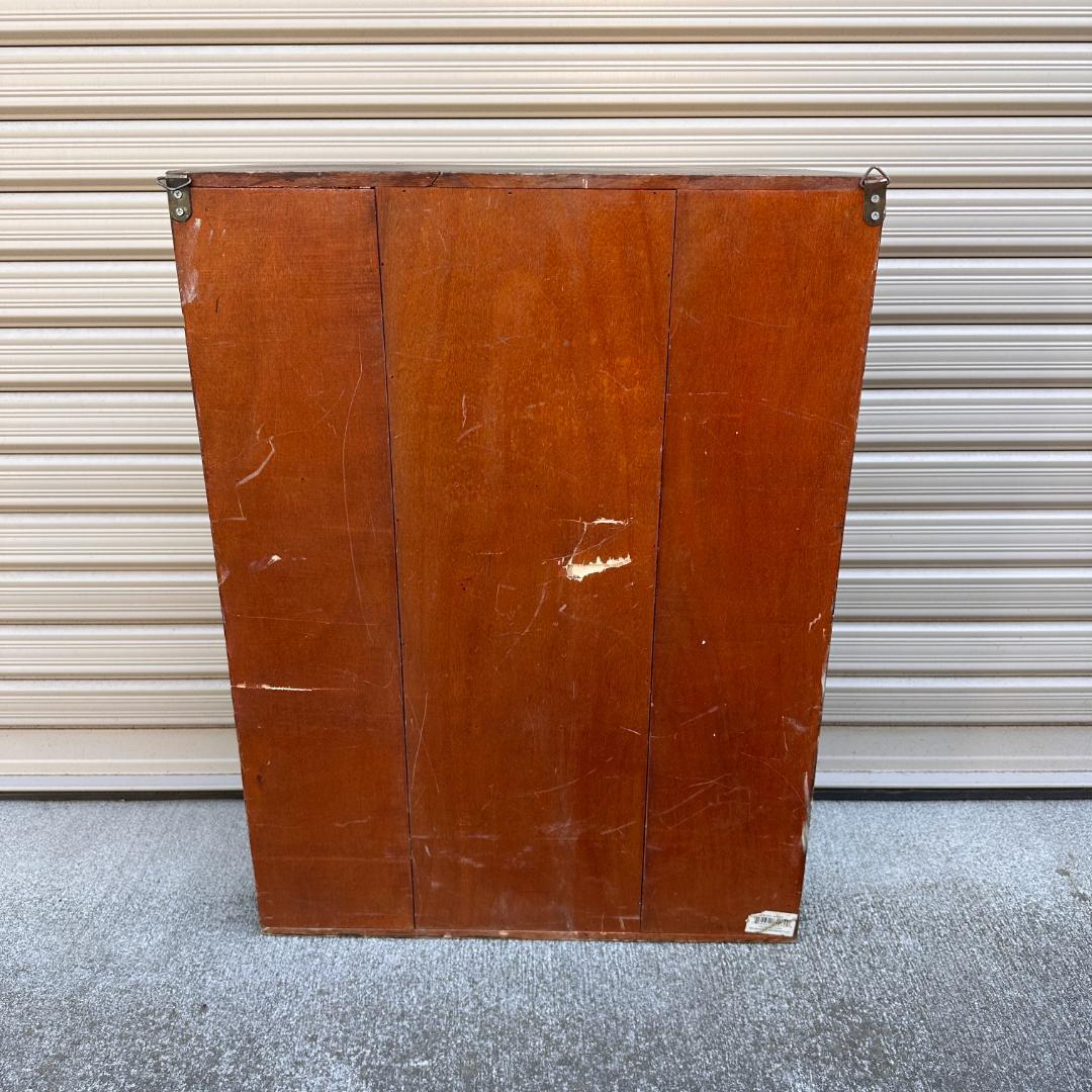 アメリカ購入 航海風 飾り棚 時計付き マリンインテリア ウォールシェルフ