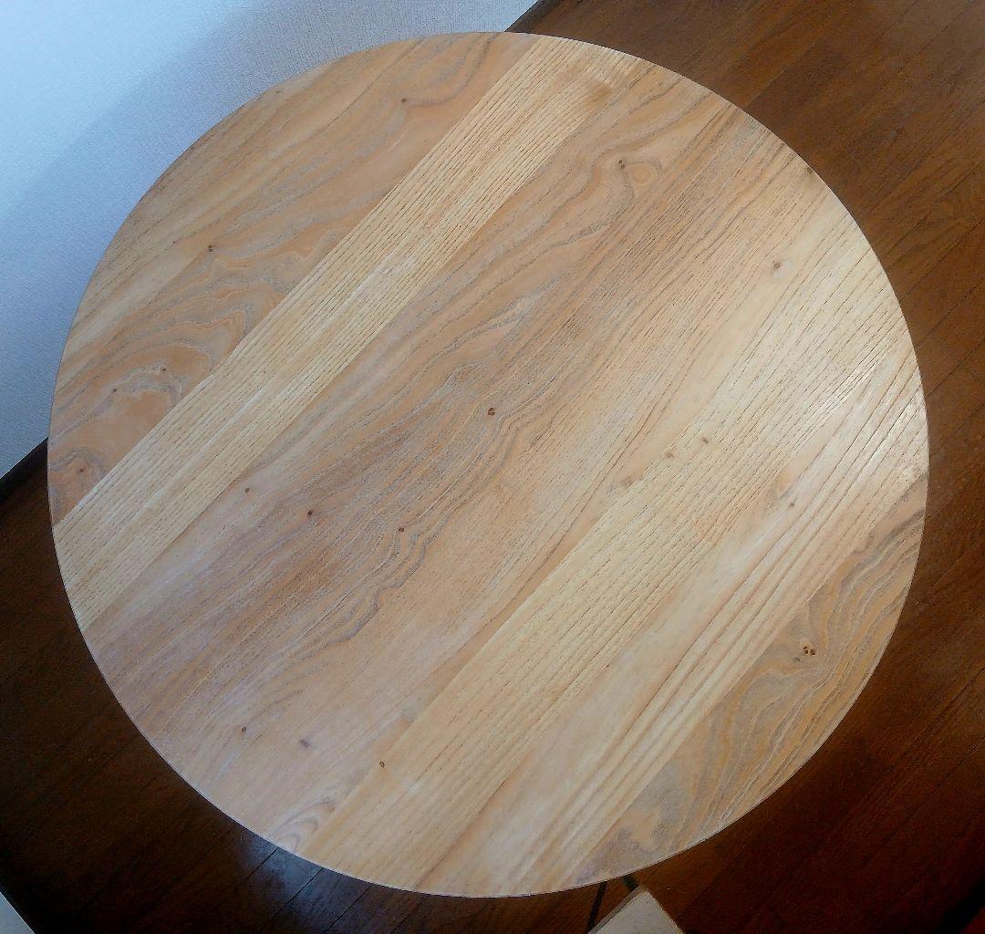 送料込【良品　　24万円】AJIM　アジム　スクリューテーブル　丸テーブル　北欧