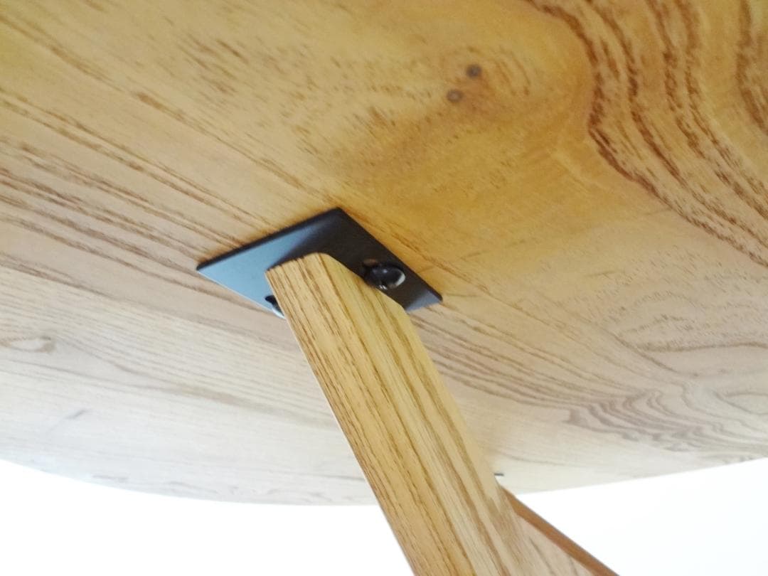 送料込【良品　　24万円】AJIM　アジム　スクリューテーブル　丸テーブル　北欧