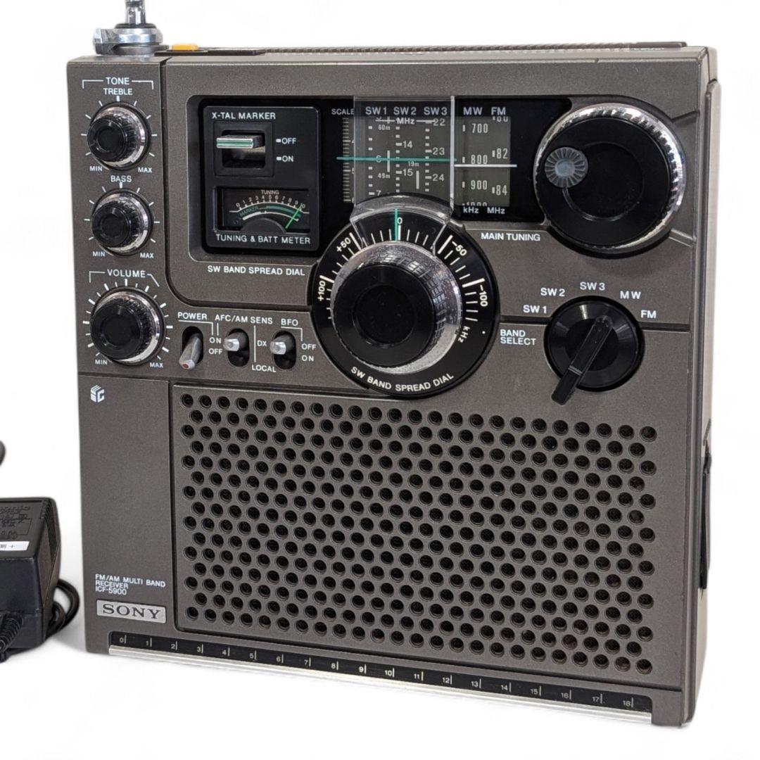 SONY スカイセンサー ICF-5900 BCLラジオ 動作OKマニュアル付