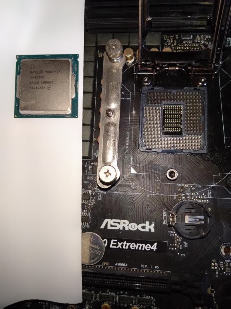 【動作値下2】ASRockZ170 Extreme4 i7-6700K CPUF