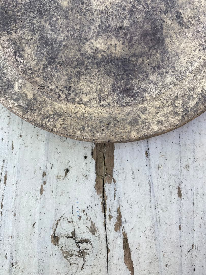 【希少】紙上征江 プレート2枚セット マットグレー ほぼ未使用　レア　明心工房