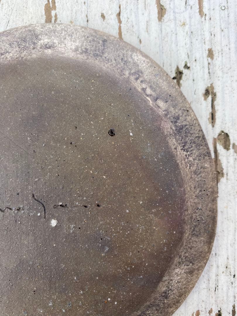 【希少】紙上征江 プレート2枚セット マットグレー ほぼ未使用　レア　明心工房