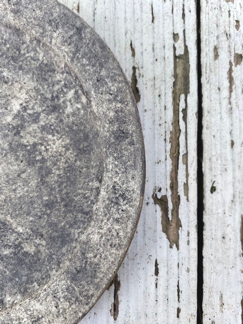 【希少】紙上征江 プレート2枚セット マットグレー ほぼ未使用　レア　明心工房