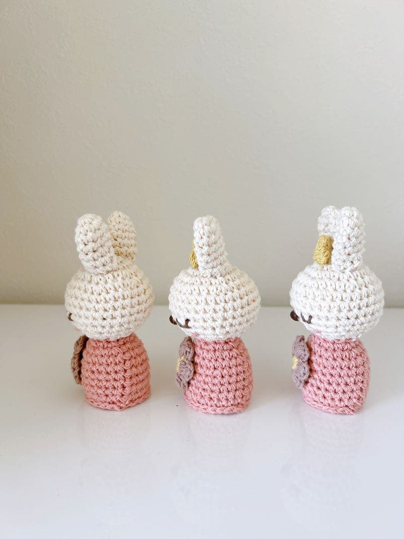 1点限り　うさぎちゃんのお雛様セット　飾り棚付き