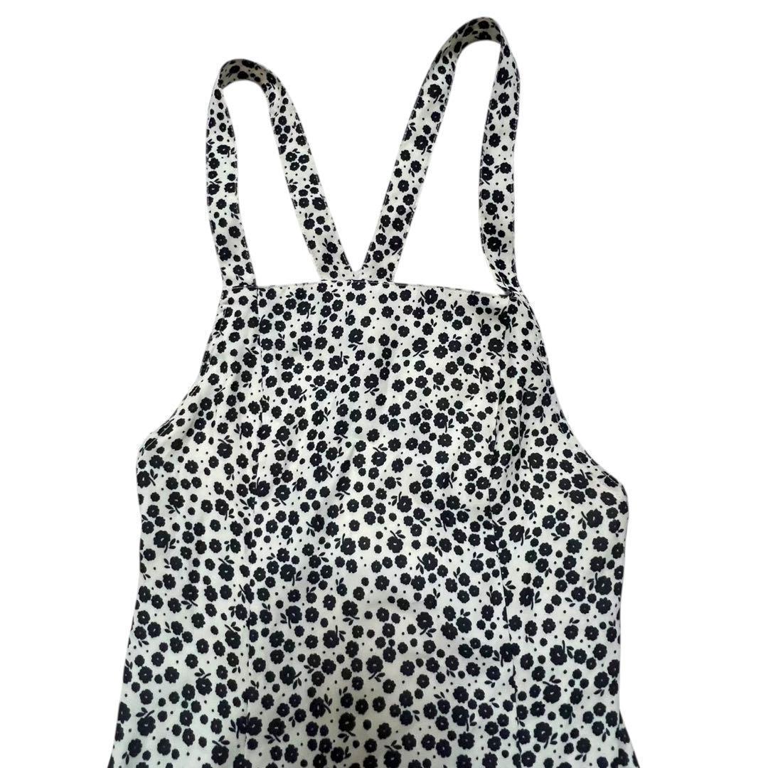 フランフラン 花柄 マーメイド エプロン 試着のみ 極美品 上品デザイン 人気