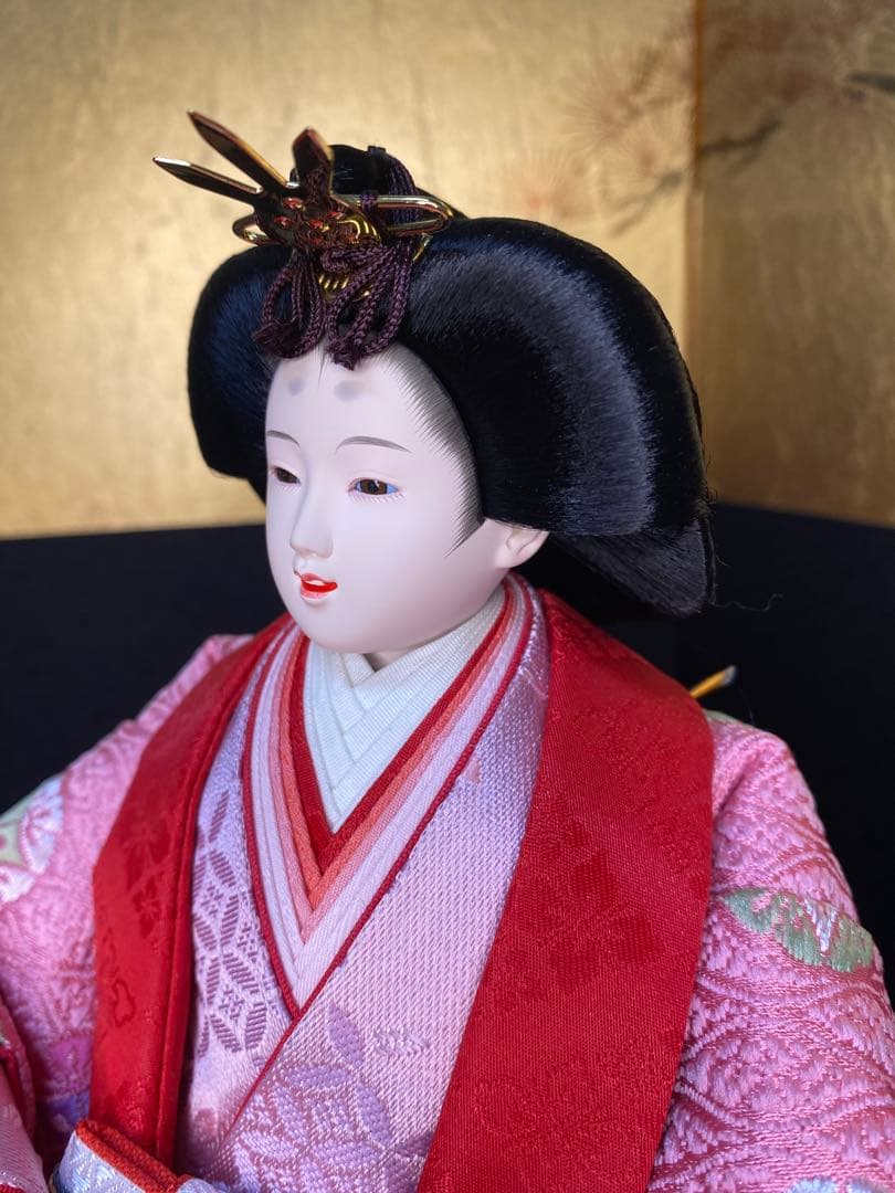 東京久月　雛人形　立親王平飾りセット・間口約５０×奥行約３０×高さ約５４㎝