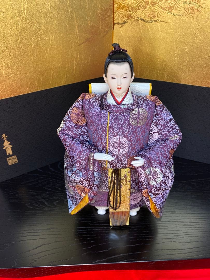 東京久月　雛人形　立親王平飾りセット・間口約５０×奥行約３０×高さ約５４㎝