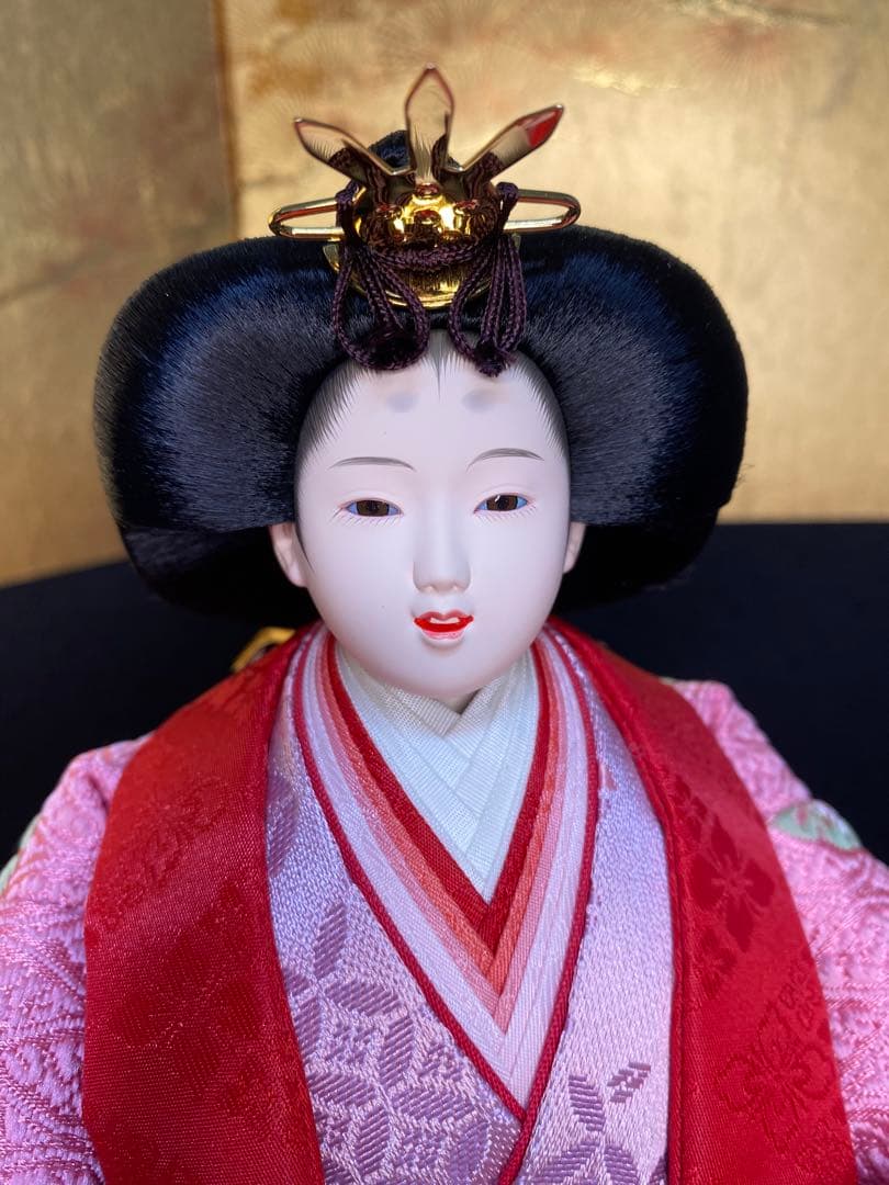 東京久月　雛人形　立親王平飾りセット・間口約５０×奥行約３０×高さ約５４㎝