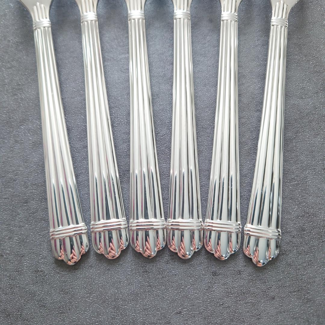 美品 クリストフル アリア ケーキフォーク 6点