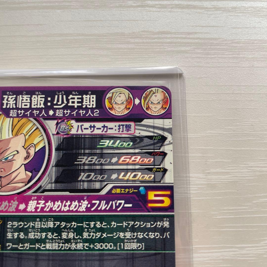 ドラゴンボールヒーローズ　um12-sec3 孫悟飯:少年期