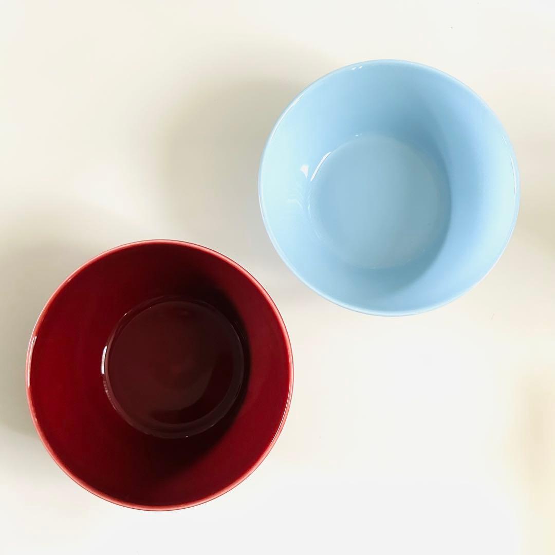 新品イッタラティーマ ボウル チェリー アイスブルー 限定カラー