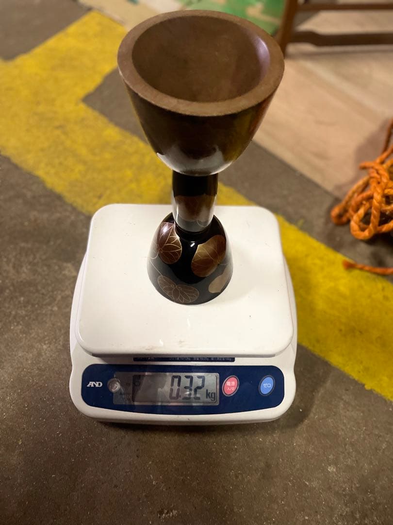 幸流小鼓6点セット　蒔絵小鼓　革　正譜　扇子　袋　元箱付き