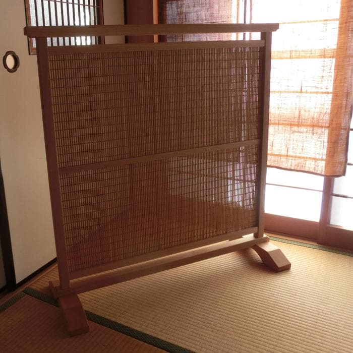 わけあり 衝立 天然杢楢無垢 ⑫