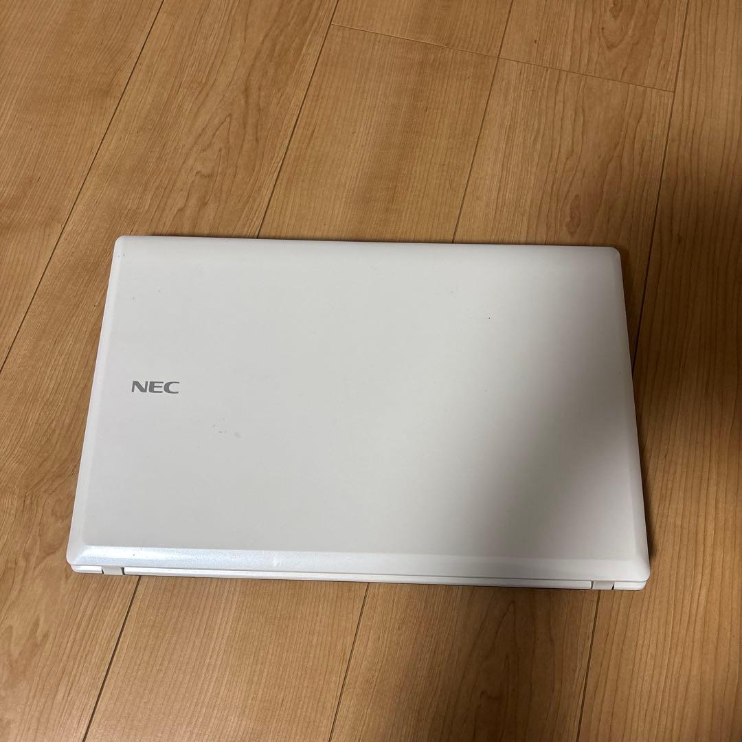 NEC ホワイト　ノートPC パソコン