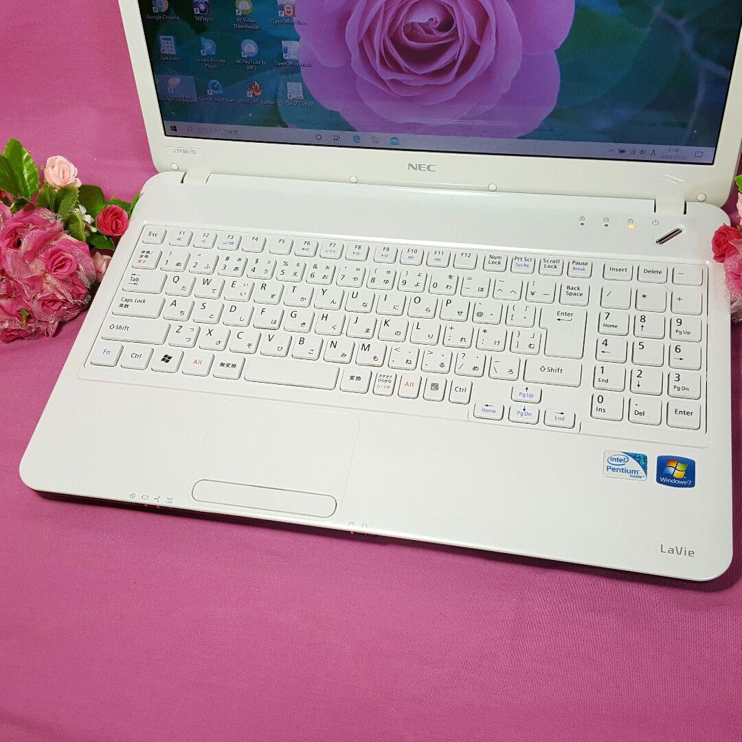 Win10❥Wi-Fi❥ホワイト❥LaVie❥大容量❥テンキ付き❥Office