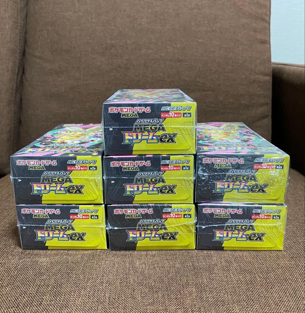 ポケモンカードゲーム MEGAドリームex シュリンク付き7BOX
