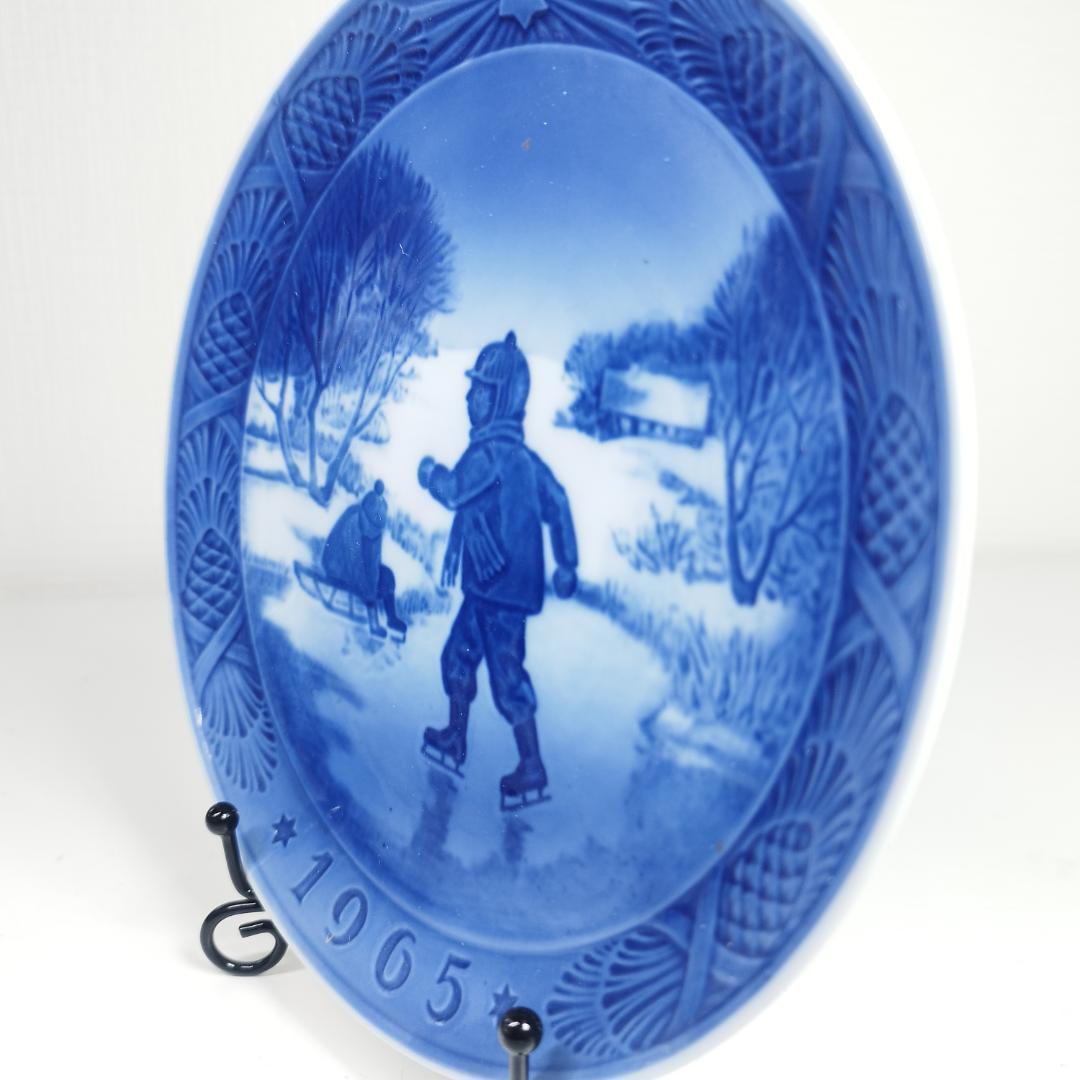 ロイヤルコペンハーゲン イヤープレート 1965年 昭和40年 クリス I3EA