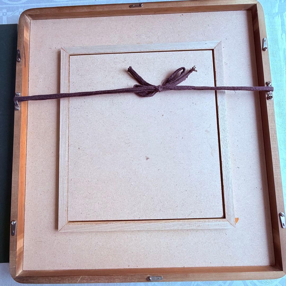 2236様感謝‼️春‼️林清納「をんな」肉筆　落款　シール　差し箱付