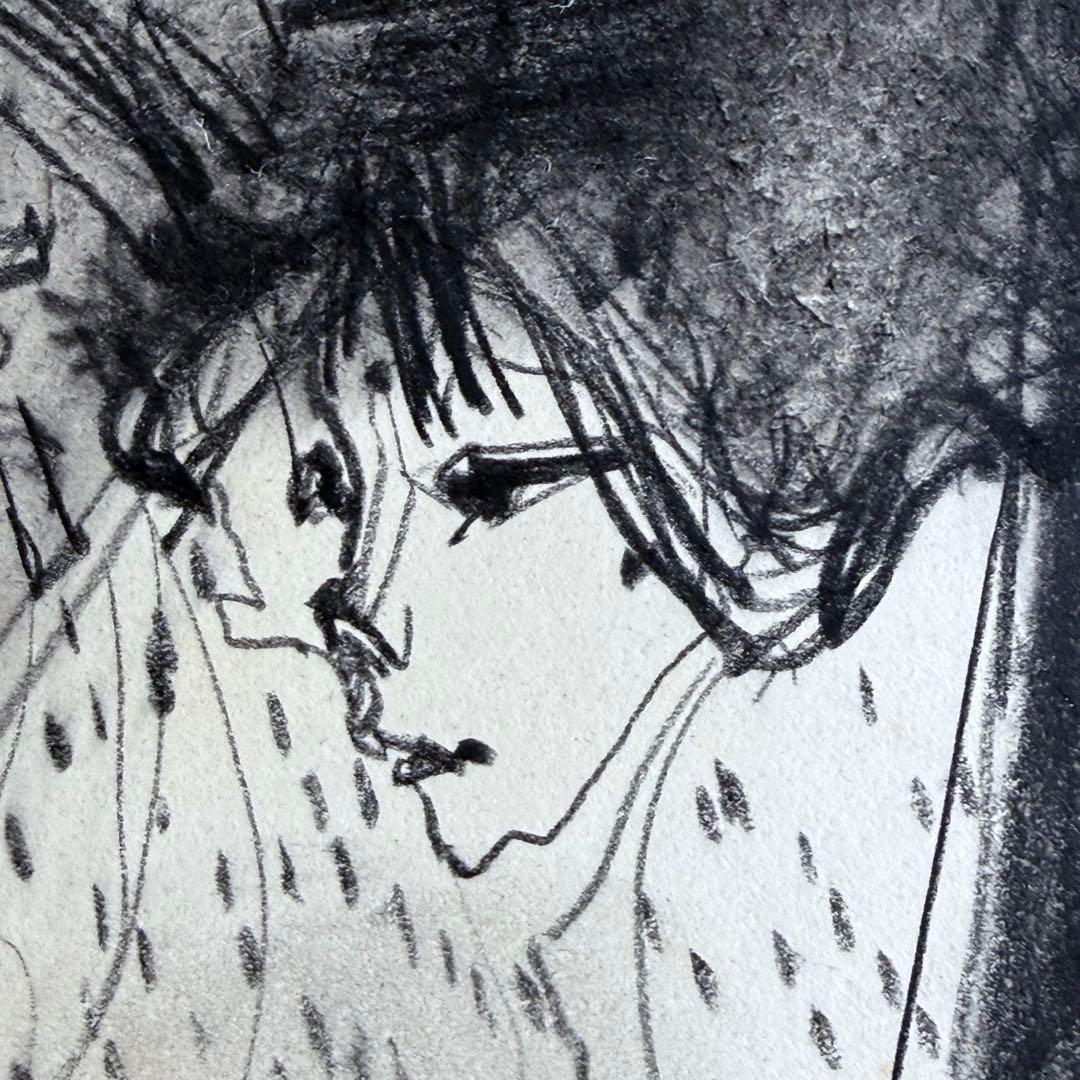 2236様感謝‼️春‼️林清納「をんな」肉筆　落款　シール　差し箱付