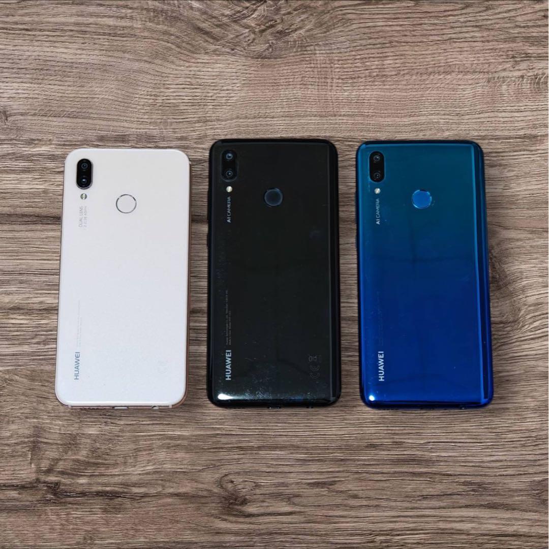 Huawei nova3lite・P20lite 3台まとめ