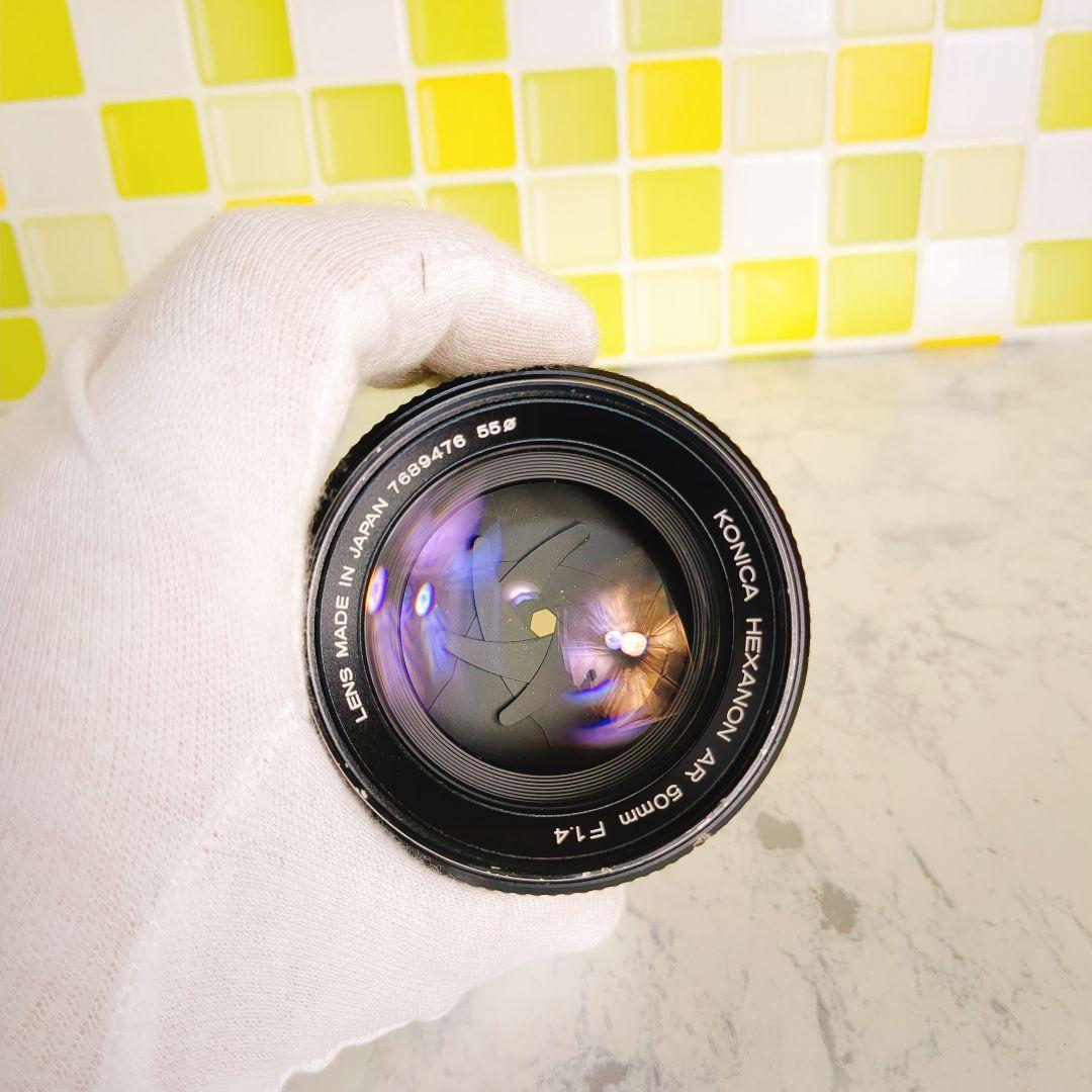 極美品★ KONICA HEXANON AR 50mm F1.4 単焦点レンズ